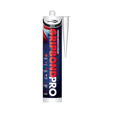 Bond It GRIPBOND PRO Hybrid Sealant and Adhesive BDMSPWH